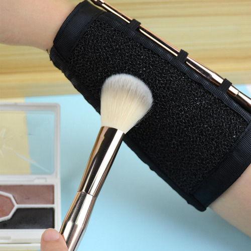 Brazalete Maquillaje Cepillo Limpio Sombra De Ojos Polvo