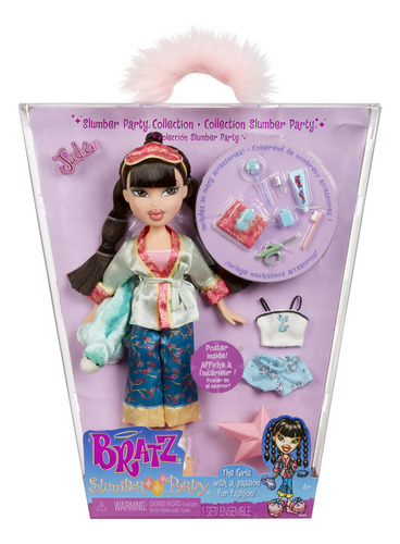 Boneca Moderna Bratz Slumber Party Jade Com 2 Pijamas E Pelú