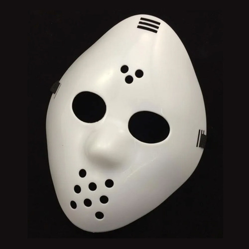 12 Mascara Jason Voorhees Viernes 13 Halloween Fiesta Terror Color Blanco Blanco