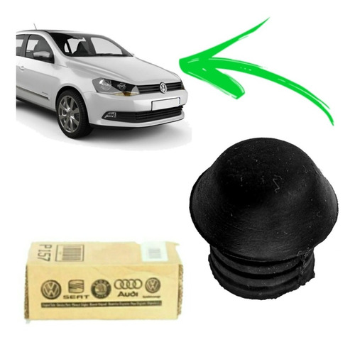 Imagem 1 de 4 de Batente Borracha Limitador Porta Gol Saveiro Voyage G5 G6