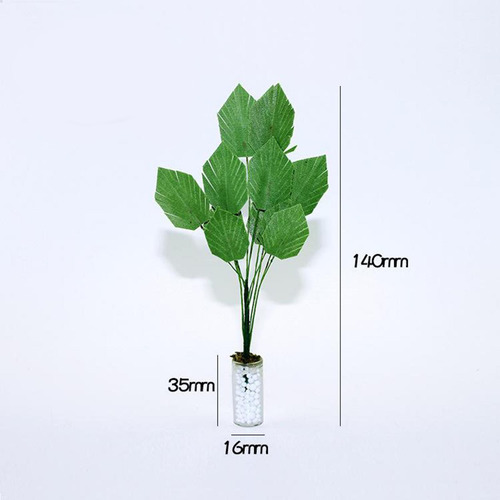 1:12 Casa De Plantas En Macetas Adorno De Árbol De Estilo 1