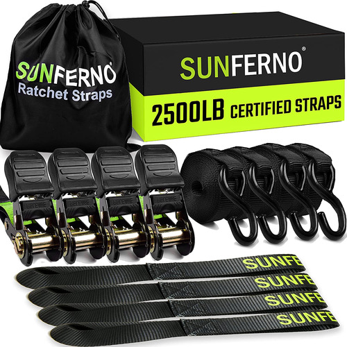 Correas Sunferno, Con Trinquete, Máximo 1133 Kg, 4,5 M, X4