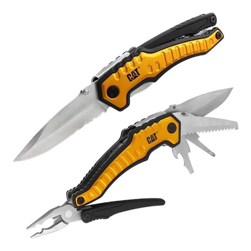 Caterpillar Cuchillo Xl, Herramienta Multifunción 9 En 1 