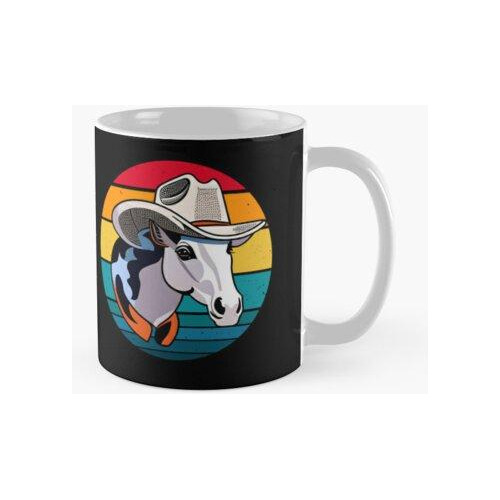 Taza Caballo Vaquero Con Sombrero De Vaquero - Caballo Vaque