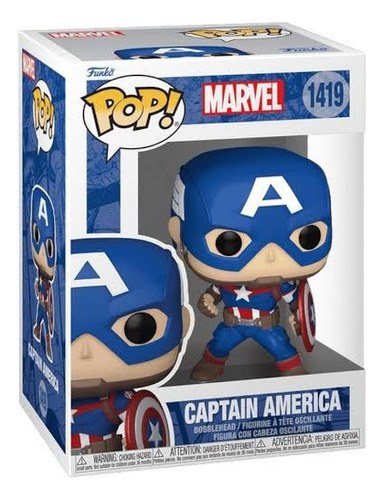 Funko Pop! Capitán América Avengers N°589 Bobblehead