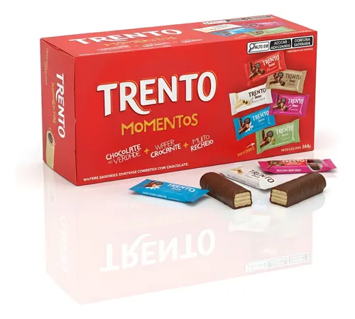 minori 　ゴッソトリノ　　14箱 Chocolate Mini Trento Momentos 12undx14g Peccin | MercadoLivre