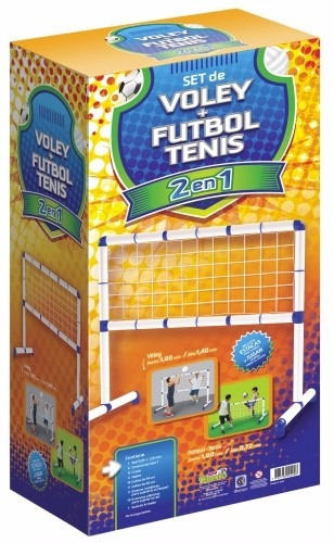 Set De Voley + Futbol Tenis 2 En 1 Original Dimare Cururu