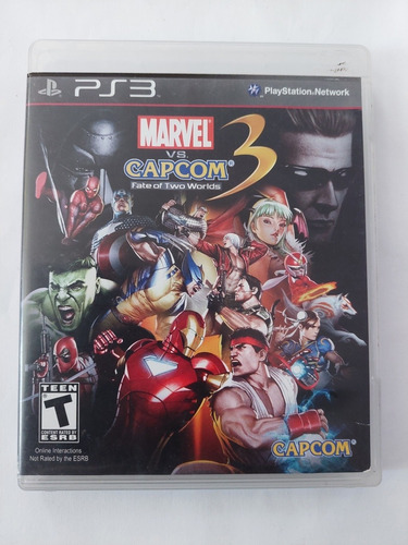 Marvel Vs Capcom 3 Fate Of Two Worlds Para Ps3 Original