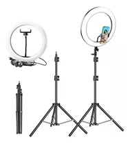 Comprar Ring Light Anel De Luz Led 12 30cm Tripé Grande 2,1 Metros Cor da luz Branco