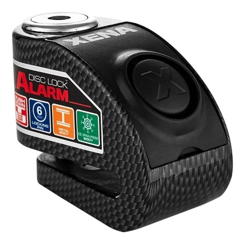 Traba Disco Con Alarma Xena Xzz6l Cf Candado Antirrobo Dompa