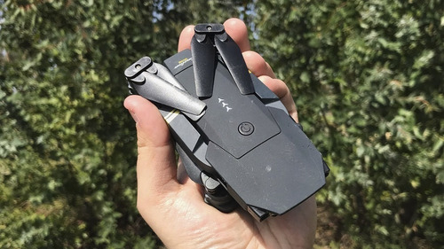 Imagen 4 de 5 de Dron Doble Cámara 4k Hd Plegable 100 Metros