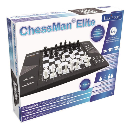 Lexibook Cg1300 Chessman Elite Juego De Ajedrez Electróni...