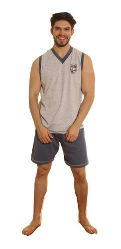 Imagen 2 de 8 de Pijama Musculosa Pantalón Corto