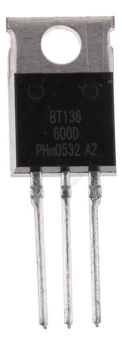 5 Piezas Bt136 To220 Bt136-600 S 3 Transistores De Terminal