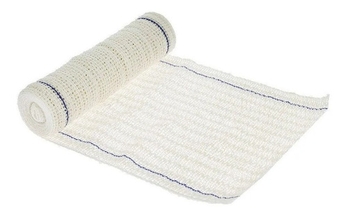 Imagem 4 de 6 de Atadura De Crepe 20cm Crepom X 1,80mts 13 Fios C/60 Un