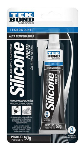 Silicon  Alta Temperatura Tekbond 50g Ne Tekbond 69957321915