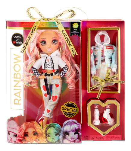 Rainbow High Muñeca Articulada Kia Hart Edicion Especial Ed