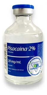 Pisacaína 2% Lidocaína 20mg/ml Frasco C/50ml / Pisa
