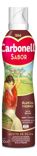 2 Pzs Carbonell Aceite En Esprai De Oliva Para Plancha 200ml