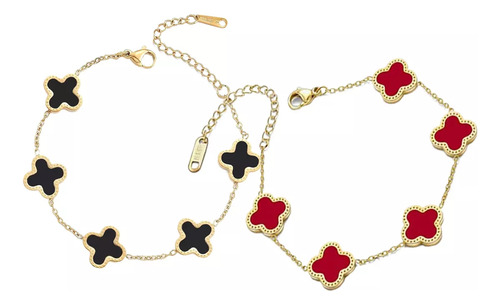 Pulsera Mujer Acero Inoxidable Moderna Mosquetón