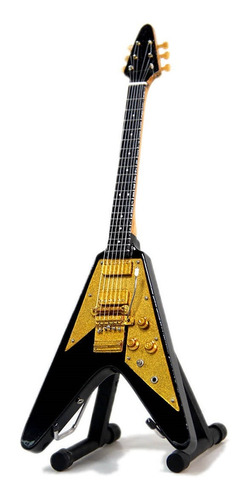 Lenny Kravitz Flying V - Miniatura Guitarra 30cm