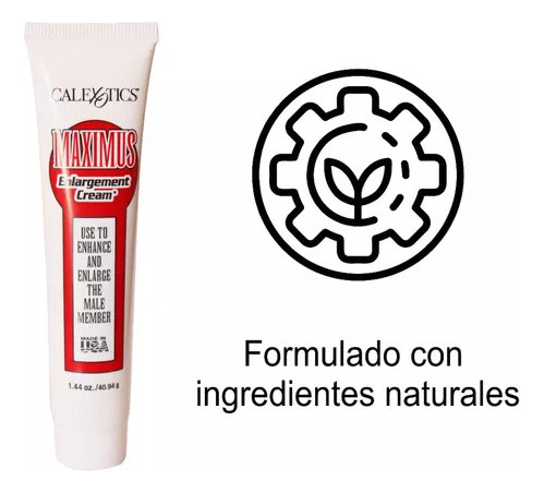 Lubricante Maximus Alargador Pne & Retardante Delay Manzana Sin Sabor