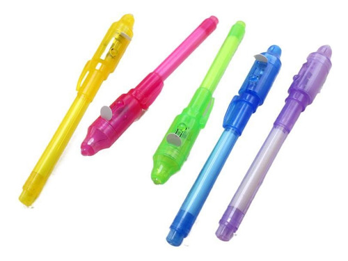 20pcs Pluma De Tinta Invisible, Bolígrafo Espía Con Luz