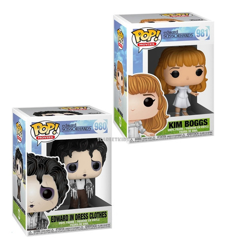 Funko Pop Manos De Tijera Edward + Kim Boggs Orig Scarlet