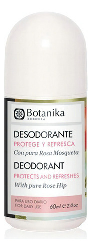 Desodorante roll on rosa mosqueta natural Botanika 60ml