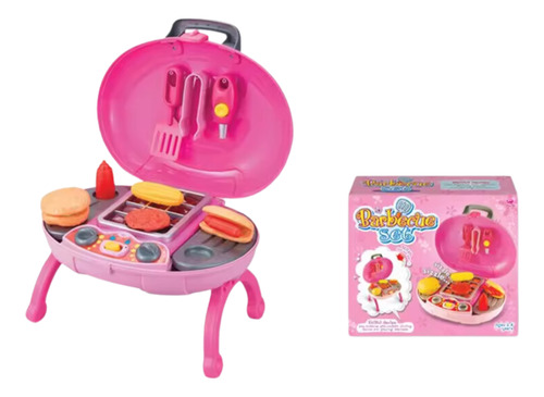 Barbacoa Cocina Set Infantil Con Luz Y Sonido