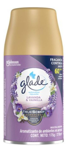 Repuesto Aromatizante Automático Glade Lavanda Y Vainilla