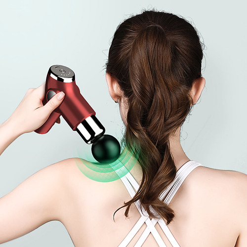 Masajeador Muscular Portátil Para Atletas, 32 Niveles, 4 Cab