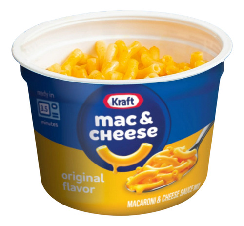 Kraft Original Mac N Cheese Americano Cups Caja Con 8 Pz