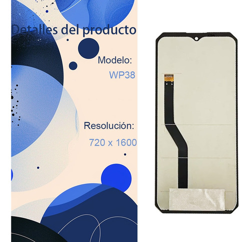 Pantalla Táctil Para Oukitel Wp38 Lcd Screen