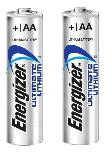 Imagen 2 de 6 de Caja X 12 Pila Litio Aa Energizer Ultimate Bateria