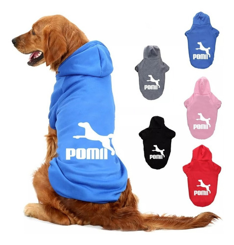 Poleron Para Perritos Talla L Negro