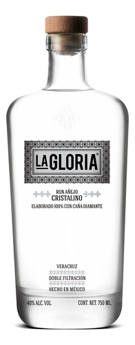 Ron La Gloria Añejo Cristalino, 6 Botellas De 750 Ml