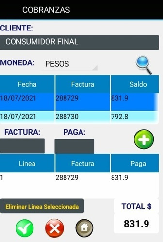 Software Programa Facturacion Movil Android