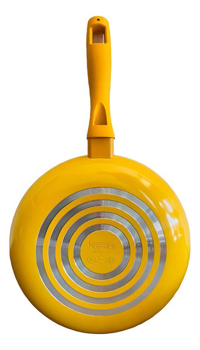 Bateria Cocina 7 Piezas Keep Titanium Pro 4 Premium Amarillo