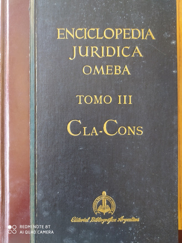 Enciclopedia Jurídica Omeba Tomo 3