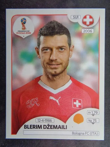 Lámina Album Mundial Rusia 2018 / Blerim Dzemaili #383