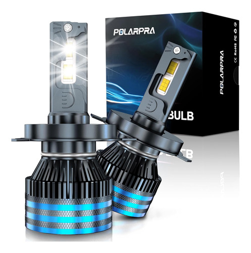 Bombilla Led H4 Para Faros Delanteros, 18,000 Lúmenes, Chips