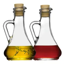 Comprar Juego de 2 soportes para aceite de oliva, vasos para pollo, vinagre de aceite de oliva, 260 ml