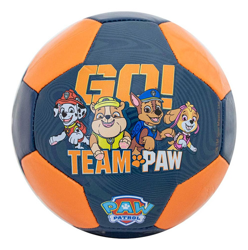 Balón De Fútbol No. 3 Voit Paw Patrol Gol Group Color Naranja