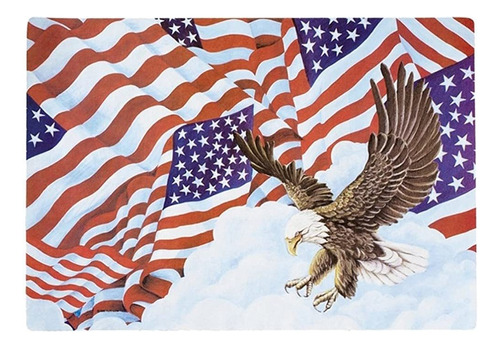 American Flag Y Eagle Paper Placemats 975in X 14in 25