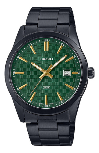 Reloj Casio Mtp-vd03b-3a Acero Hombre Negro