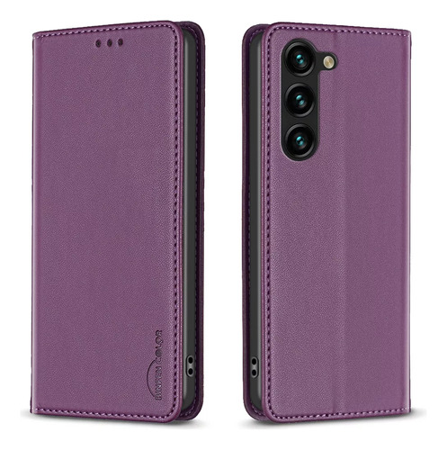 Funda Magnética De Piel Tipo Cartera Para Samsung Galaxy Car