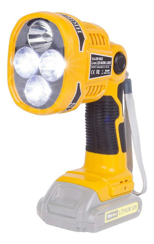 Luz De Trabalho Sem Fio, Lâmpadas De Lanterna Para Dewalt