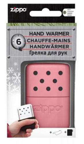 Calentador De Manos Zippo Slim Rosa Calor 6hs + Fluido