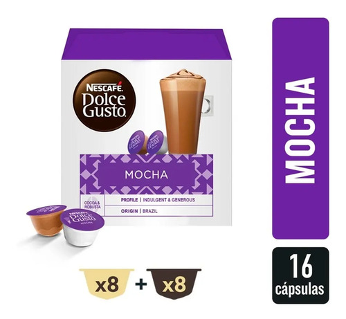 Cápsulas Nescafé Dolce Gusto Mocha Oficial | MercadoLibre